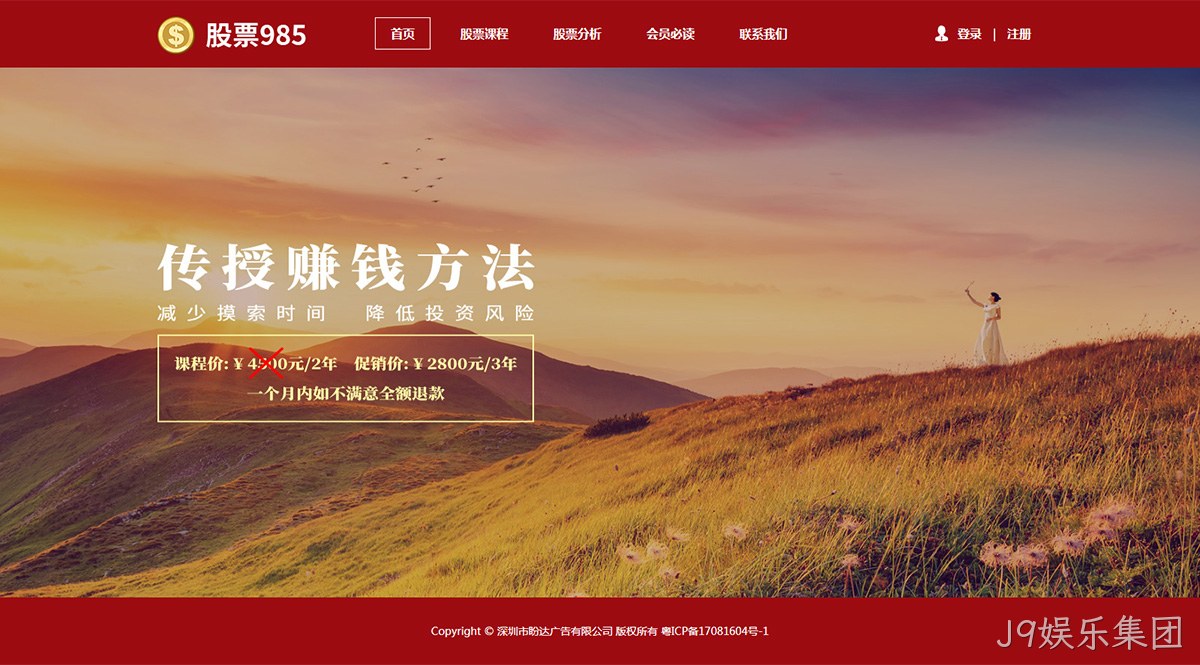 盼达广告网站案例