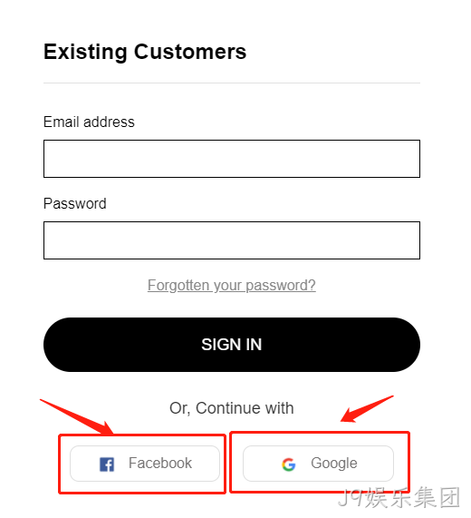 第三方登录facebook-google
